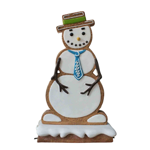 1.2m Gingerbread Snowman Commercial Christmas Display Prop