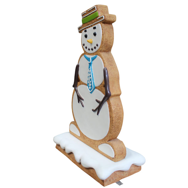 1.2m Gingerbread Snowman Commercial Christmas Display Prop