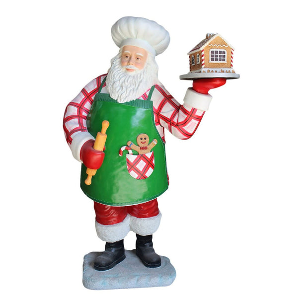2m Mr Santa Baking Commercial Christmas Display Prop