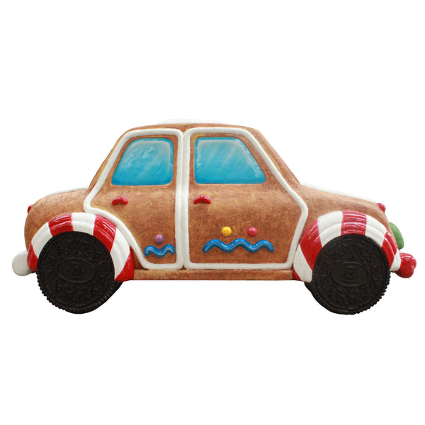 Gingerbread Cookie Car Commercial Christmas Display Prop