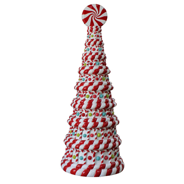 4ft Peppermint Tree Commercial Christmas Display Prop