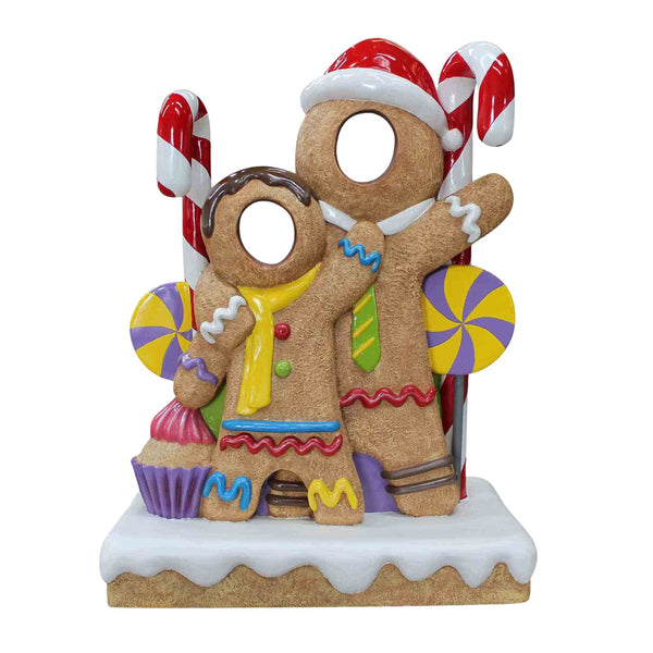 1.7m Gingerbread Photo Opportunity for Two Commercial Christmas Prop