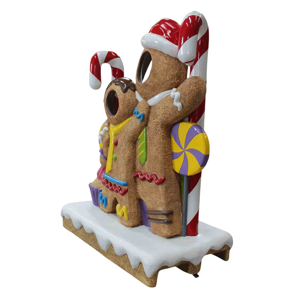 1.7m Gingerbread Photo Opportunity for Two Commercial Christmas Prop