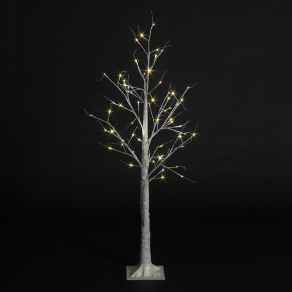 4ft Birch Tree with Warm White LEDs