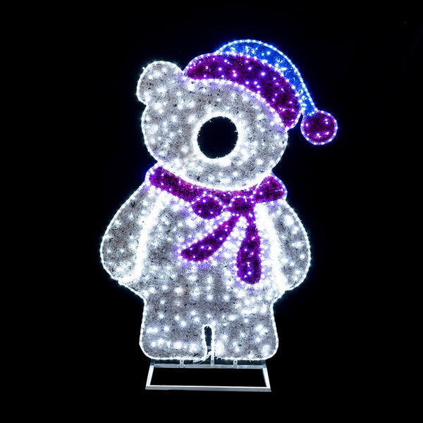 1.8m Life size Christmas Teddy Bear Photo Opportunity Commercial Display