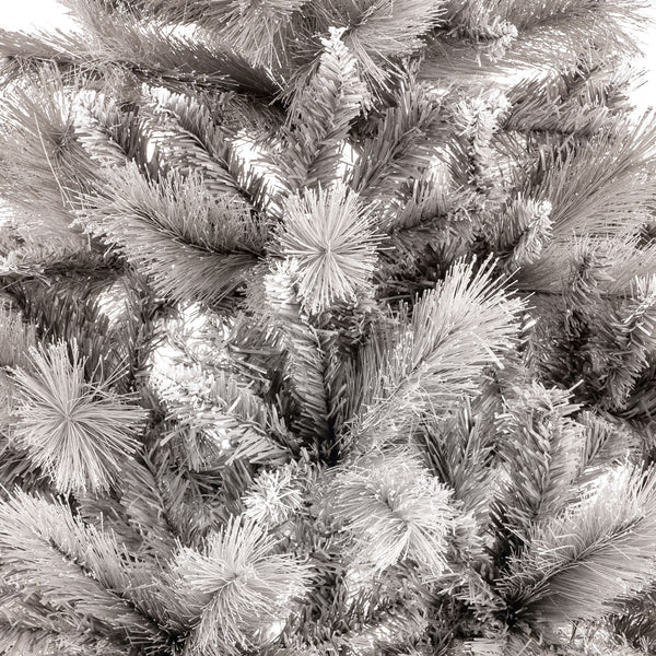 6ft Silver Tipped Parasol Artificial Christmas Tree
