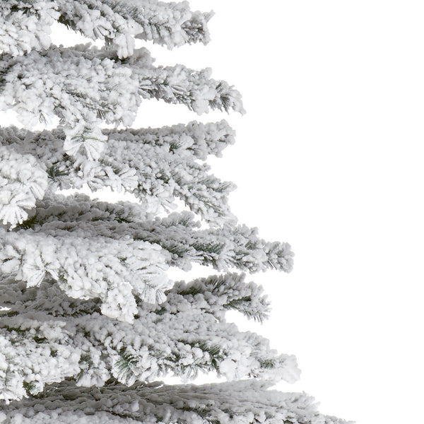 7ft Snowy Mountain Pine Artificial Christmas Tree