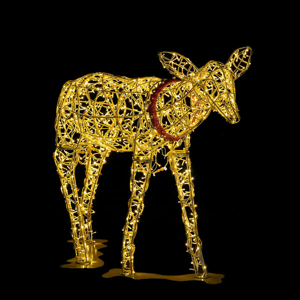 1.5m Christmas Deer Doe Christmas Commercial Display