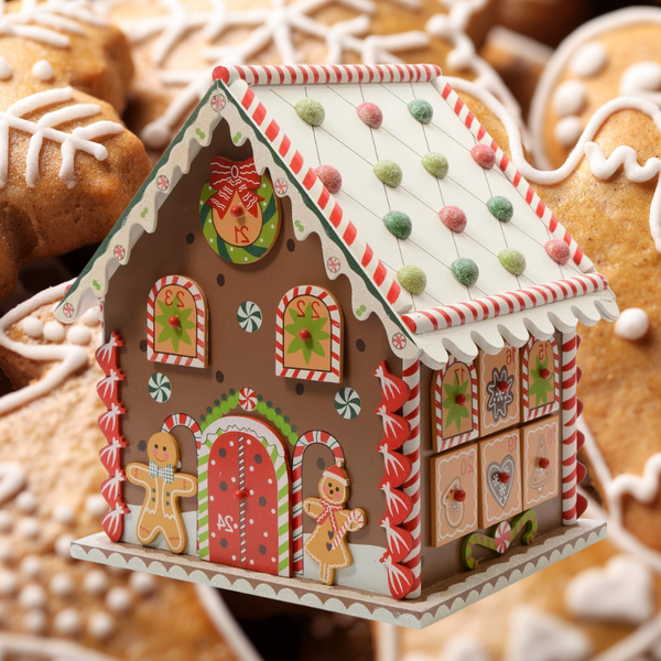 Gingerbread House Christmas Advent Calendar