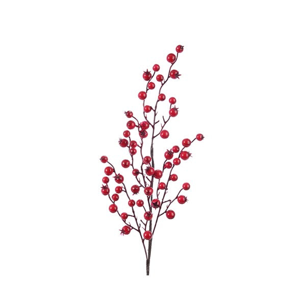 60cm Red Berry Spray Christmas Tree Decoration