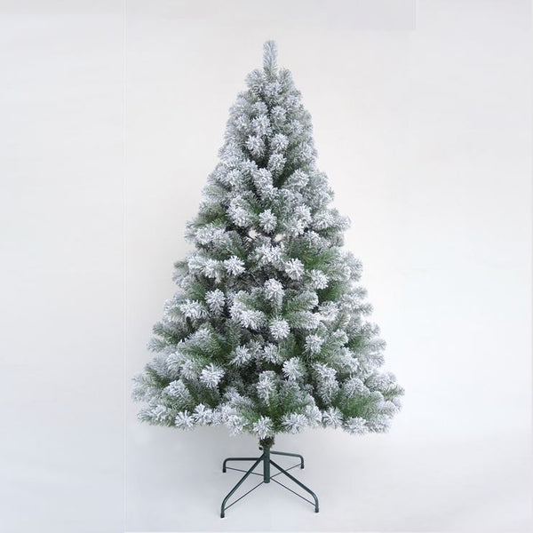 7ft Spruce Snow Flocked Artificial Christmas Tree with Stand