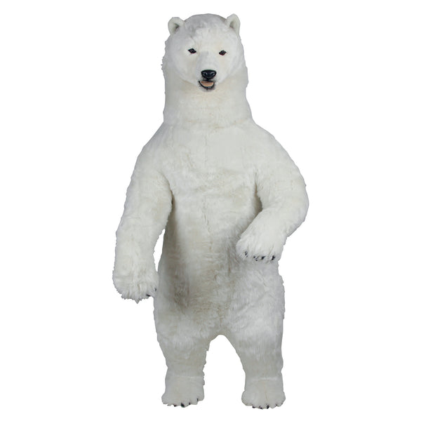 Life Size Animated Talking and Singing Polar Bear Commercial Christmas Display Prop