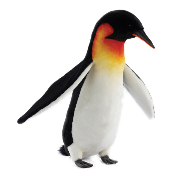 Life Size Animated Emperor Penguin Christmas Display Prop