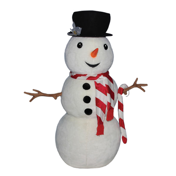 1.1m Animatronic Moving Christmas Snowman Display Prop