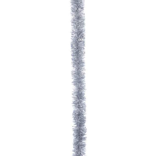 Silver 200cm x 10cm Chunky Cut Tinsel