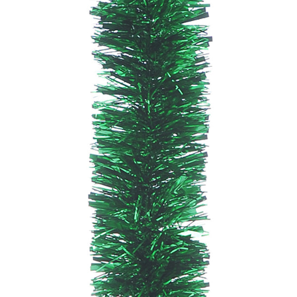 2m Green Chunky Cut Tinsel Garland