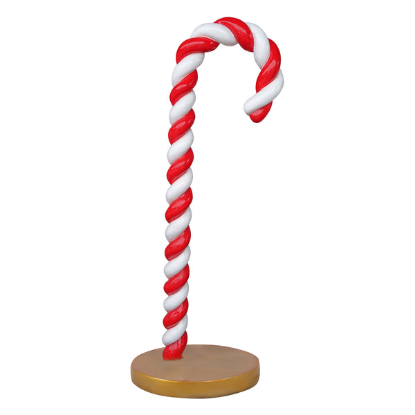 2m Giant Freestanding Candy Cane Prop in Traditional Red and White