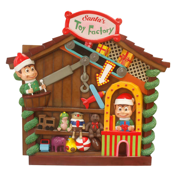 Santa's Toy Factory Shop Front Christmas Display