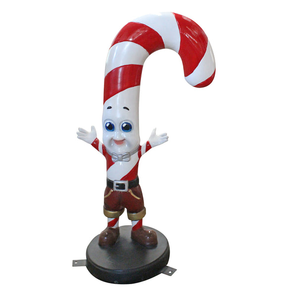75cm Christmas Candy Cane Son Figure With Stand