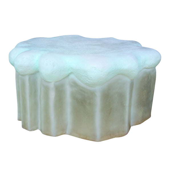 80cm Medium Snowflake Ice Podium Christmas Display Prop