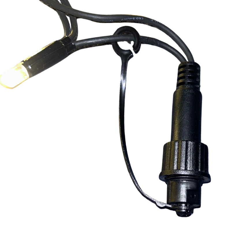 100 Warm White Mains Powered Connectable LED Lights
