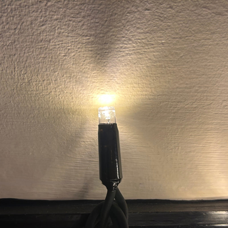 100 Warm White Mains Powered Connectable LED Lights