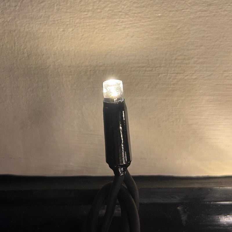 100 Warm White Mains Powered Connectable LED Lights