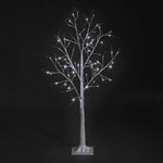 4ft Birch Tree Pre Lit with Ice White LEDs