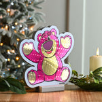 20cm Pink Lotso the Bear Disney Christmas Infinity Light