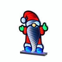 40cm Friendly Gonk Christmas Infinity Light - 3