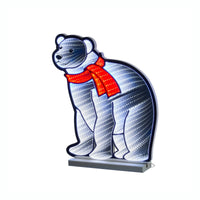40cm Mr Polar Bear Christmas Infinity Light - 3
