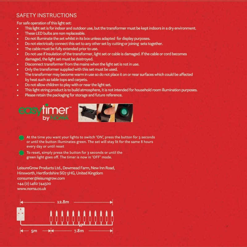 40 LED Victorian Lantern Multi Coloured Retro Fairy Christmas Lights