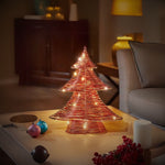 40cm Red and Gold Twist LED Wonder Christmas Tree