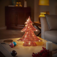 40cm Red and Gold Twist LED Wonder Christmas Tree - 2