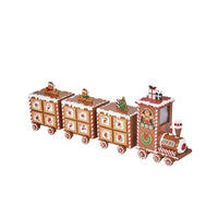 50cm Festive Gingerbread Express Train Christmas Advent Calendar - 2