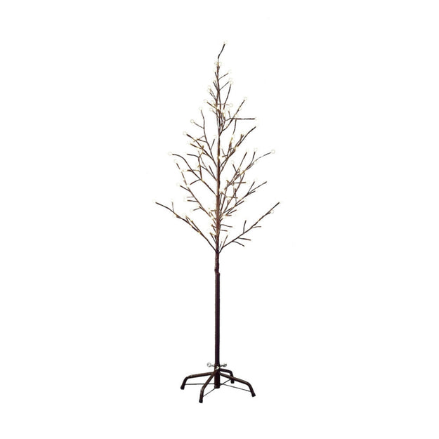 1.5m Brown Twig Christmas Tree with 120 Warm White LEDs