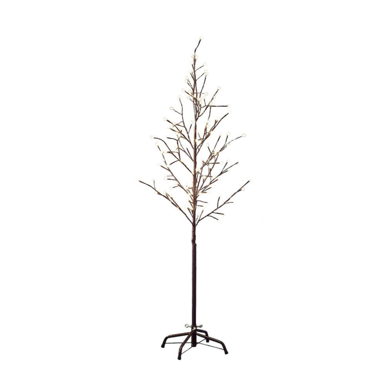 1.5m Brown Twig Christmas Tree with 120 Warm White LEDs