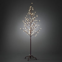 1.5m Brown Twig Christmas Tree with 120 Warm White LEDs