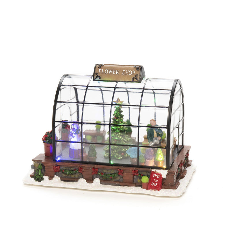 Fiber Optic Flower Shop Display Scene