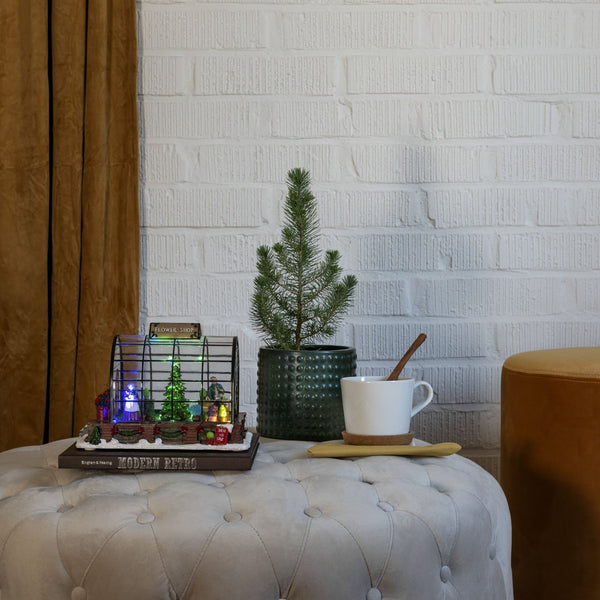 Fiber Optic Flower Shop Display Scene