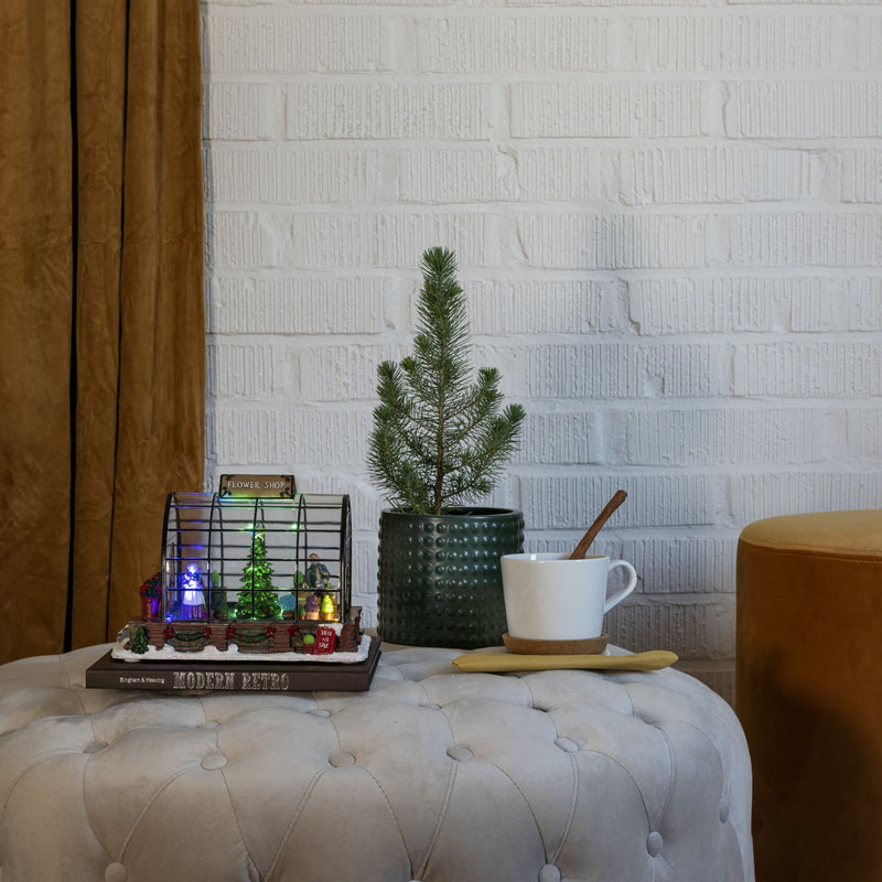 Fiber Optic Flower Shop Display Scene