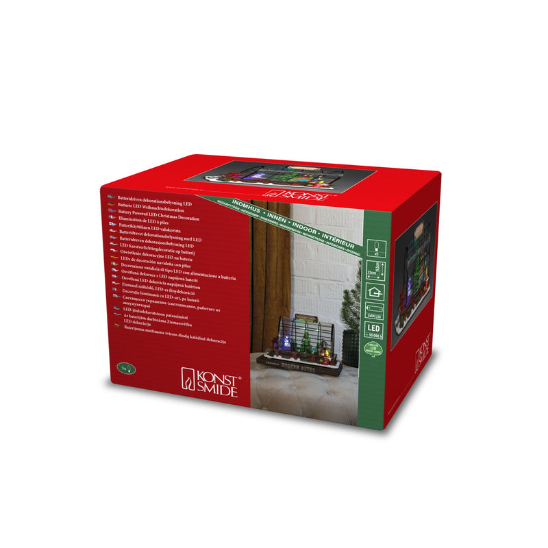 Fiber Optic Flower Shop Display Scene