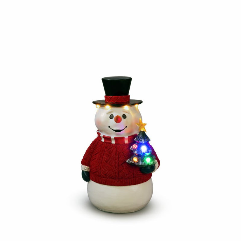 35cm Festive Snowman Christmas Table Top Light
