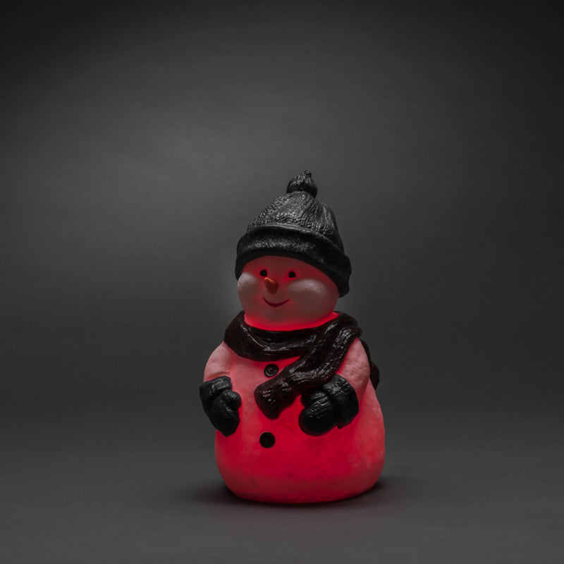 38cm Cute Colour Changing Table Top Snowman