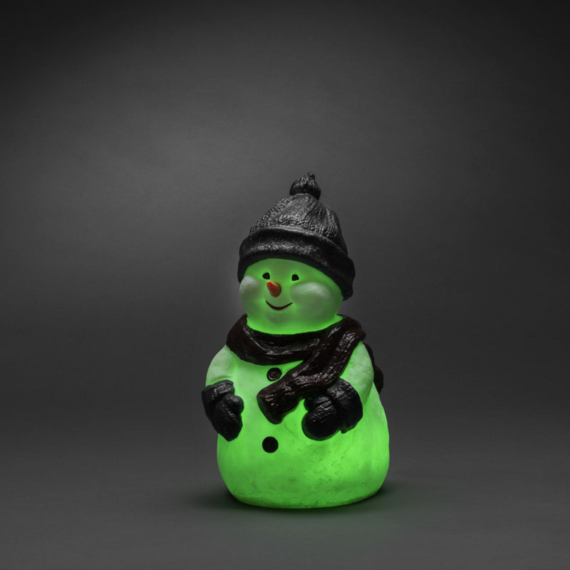 38cm Cute Colour Changing Table Top Snowman