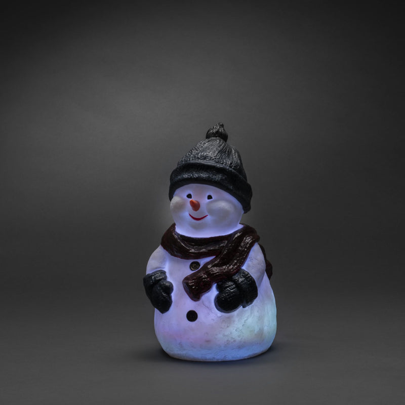 38cm Cute Colour Changing Table Top Snowman