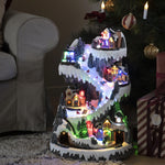 Grand Mechanical Christmas Ski Slope