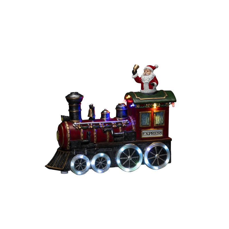 Christmas Train with Moving Wheel Effect Lights