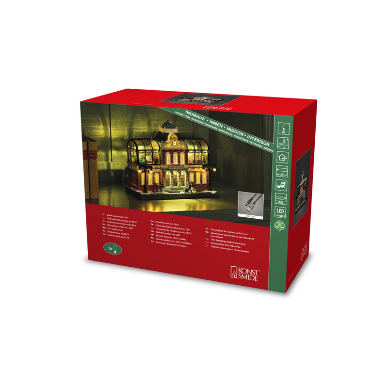 Animated LED Lit and Musical Christmas Train Station