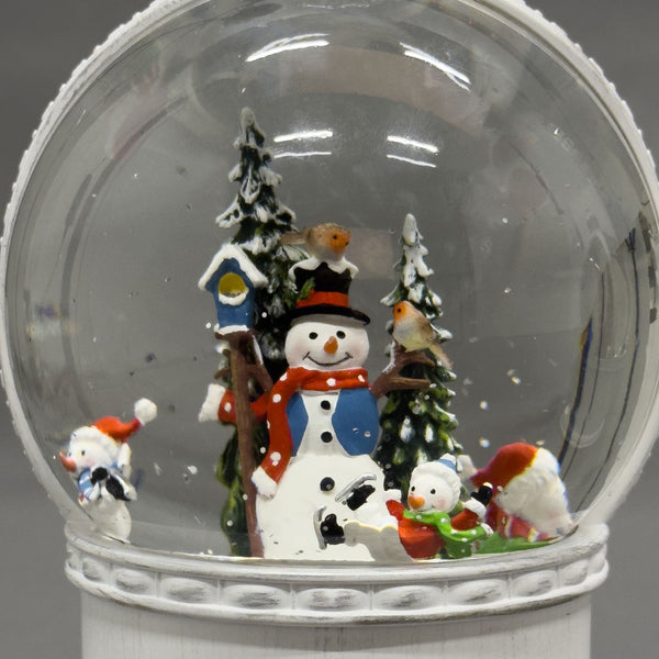Snowmen and Christmas Tree Snow Globe Water Spinner